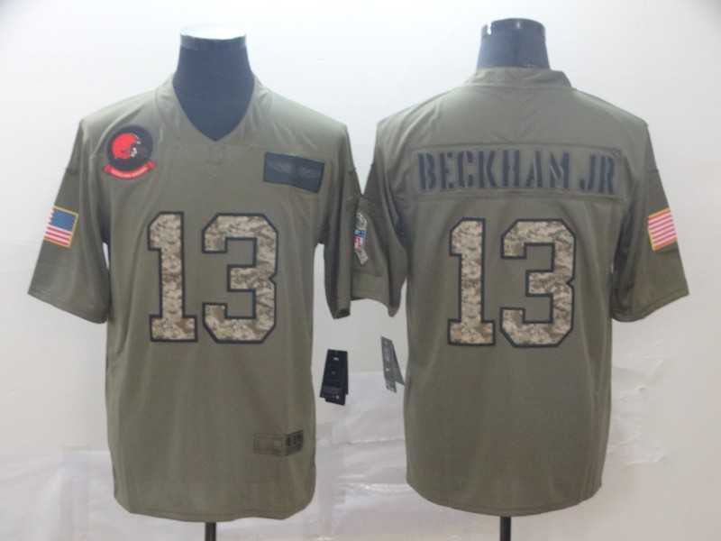 Nike Browns 13 Odell Beckham Jr. 2019 Olive Camo Salute To Service Limited Jersey,We sell and wholesale Nike Browns 13 Odell Beckham Jr. 2019 Olive Camo Salute To Service Limited Jersey on line form chian!
